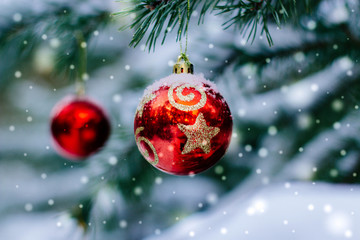 Fototapeta premium Christmas ball