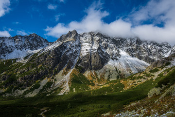 Fototapeta na wymiar Slovakian tatra mountains in summer
