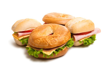sandwiches isolated