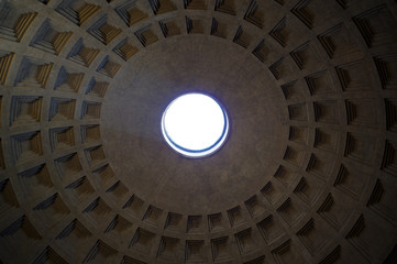 coupole du panthéon à Rome 