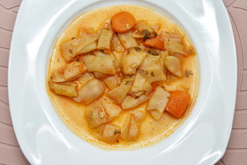 beans soup,ciorba de pastai