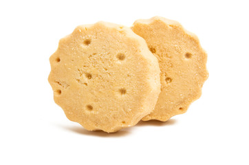 butter cookies isolated