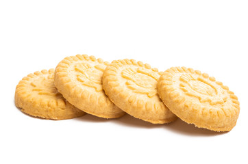 butter cookies isolated