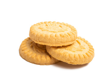 butter cookies isolated