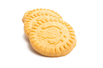 butter cookies isolated