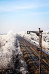 Schienen, Infrastruktur im Winter