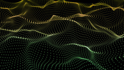 Colorful background of flowing fabric. Smooth and soft.