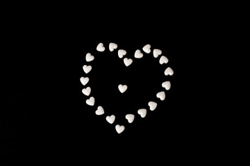 heart shaped pills