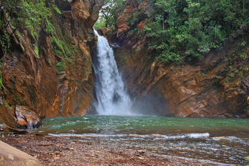 Brazilian waterfalls in Minas Gerais. The largest fresh water reserve on the planet