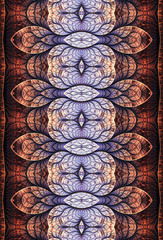 Abstract unique artistic 3d computer generated intermediate endless fractals patterns artwork background