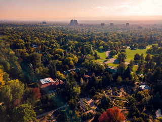 aerial view of Denver Colorado