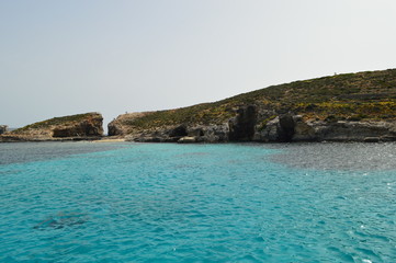 Cominotto off Comino blue lagoon maltA