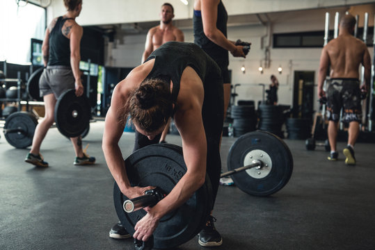 Cross Training Athletes Working Out