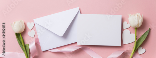 Romantic letter. Valentine's day, Mother's day background
