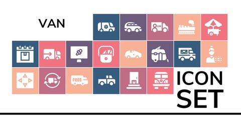  van icon set