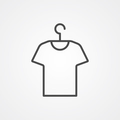 T-shirt vector icon sign symbol