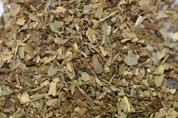 Dried Oregano macro 