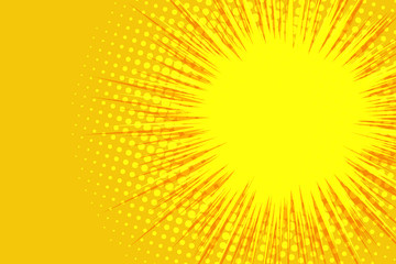 yellow comic background