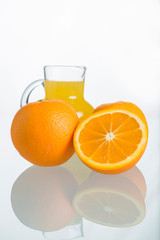 Still life with oranges