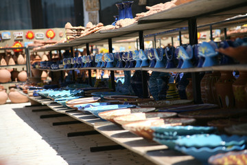 Obraz premium trinkets in a market