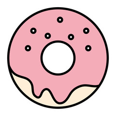 Obraz premium Sweet donut design