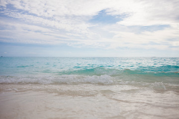 Fototapeta na wymiar Beach. sea relaxation landscape