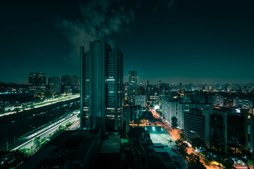 Fototapeta na wymiar Cidade de São Paulo - Marginal Pinheiros