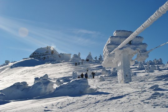 Fototapeta Szrenica w zimie