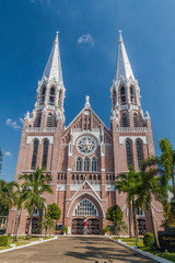 Fototapeta na wymiar St. Mary's cathedral in Yangon, Myanmar