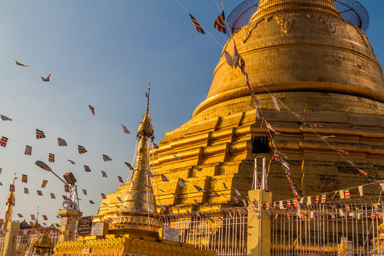 Botataung Paya pagoda in Yangon, Maynmar
