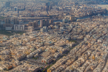 Aerial view of Dubai, United Arab Emirates