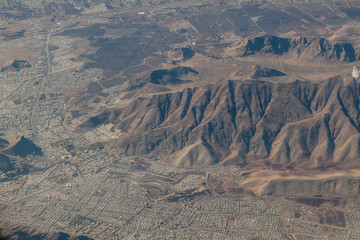 Aerial view of Khorramabad, Iran