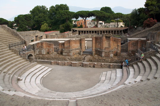 Teatro Romano en Pompeya