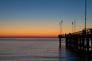 pier at weissenhauser strand in Germany