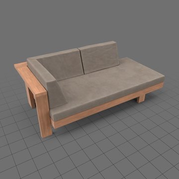 Outdoor double chair