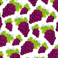 bunch fresh grapes