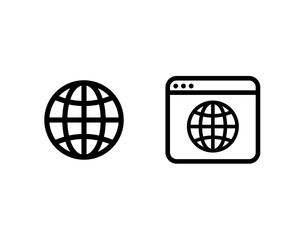 Web icons in trendy flat style isolated on background. Web icon page symbol for your web site design, logo, app, UI. Vector, eps10..