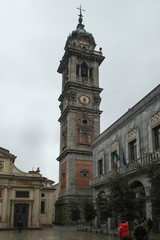 Fototapeta na wymiar Campanilla near Varese Cathedral, Italy