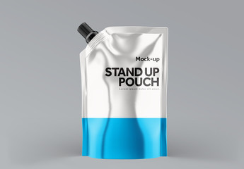 Stand-Up Plastic Pouch Mockup