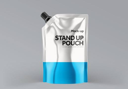 Stand-Up Plastic Pouch Mockup