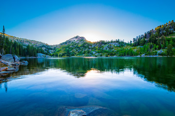Twin Lake by Brighton in Utah by Skip Weeks