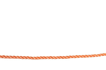 Color rope on white background. Simple design