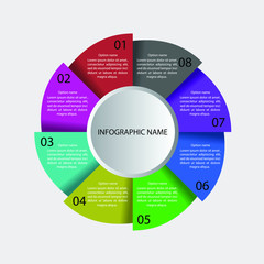 Infographic template design , infographic element , vector format