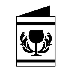 restaurant menu wine cup beverage