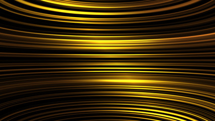 Abstract bright  gold background. elegant illustration.Moving fast neon  golden light particles