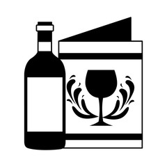 wine bottle restaurant menu beverages
