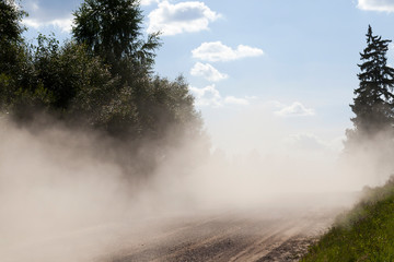 Dust road