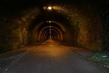 Fototapeta na wymiar tunel peatonal