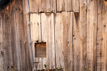 old barn wooden entrance