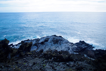 ハワイ,オアフ島,ハロナ潮吹き岩